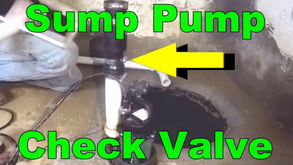 Sump Pump Check Valve Installation Guide